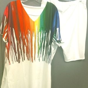 Short set, casual wear, 2 piece set